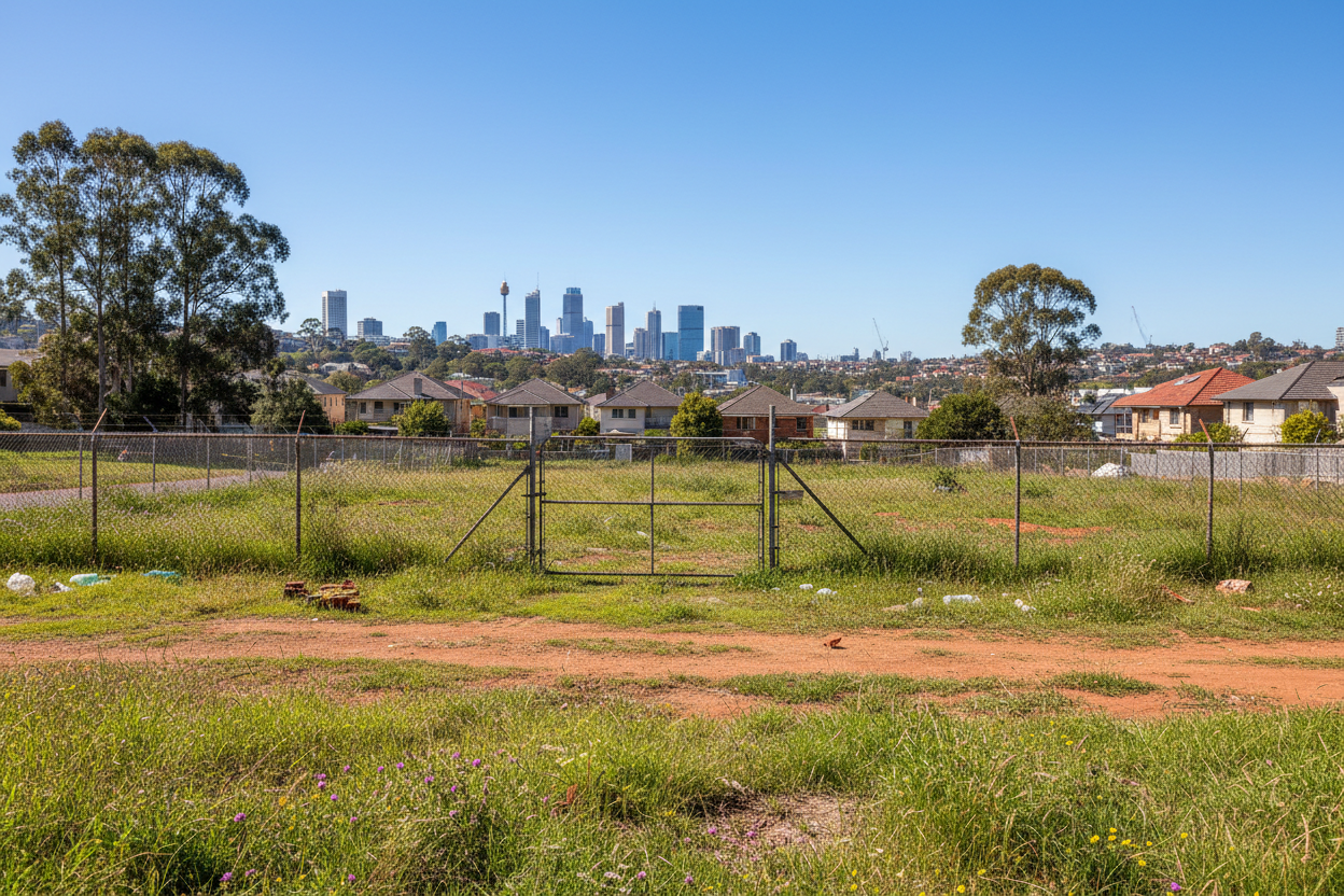 acant lot in sydney