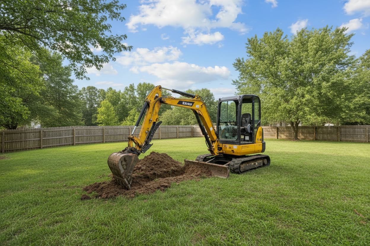 make it a smaller yard, remove the house from the background